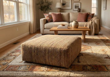 Avondale Rosewood Cocktail Ottoman