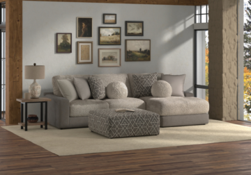 Canyon Umber 2-Piece Sectional with RAF Chaise
