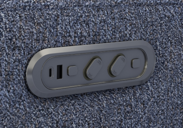 Lullaby Denim Power Recliner - Image 5