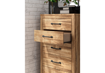 Alternative view of Maystonna Tan Five-Drawer Chest