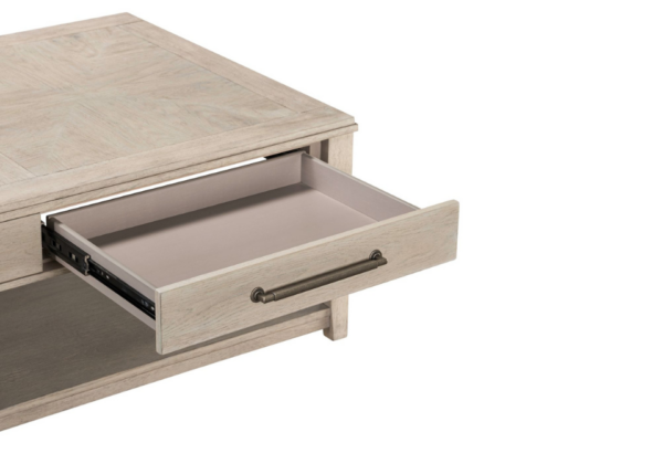 New Haven Sanctuary White Rectangular Cocktail Table - Image 4