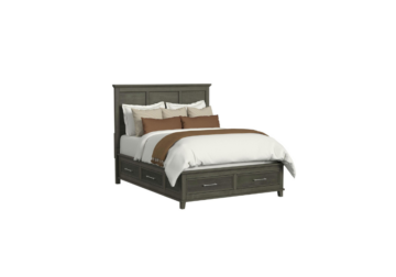 Canterbury Gray King Storage Bed
