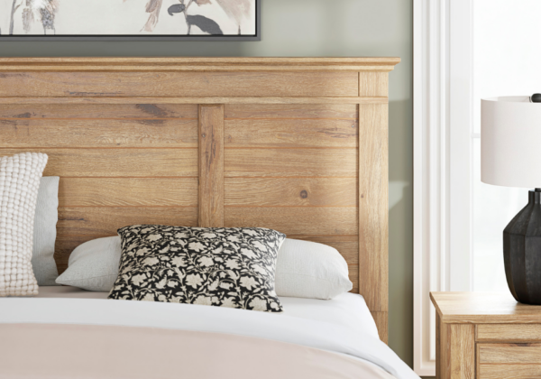 Makidern Tan Queen Storage Bed - Image 2