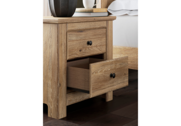 Alternative view of Makidern Tan Two-Drawer Nightstand