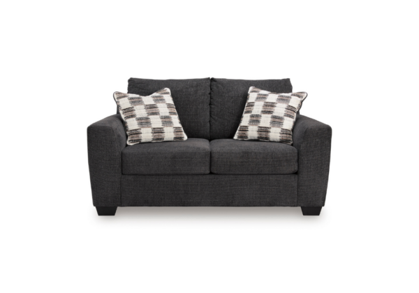 Loreo Ebony Loveseat - Image 2
