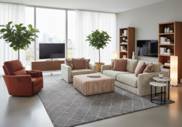 Alternative view of Avondale Rosewood Cocktail Ottoman