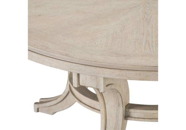 New Haven Sanctuary White Round Cocktail Table - Image 3