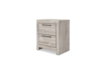 Broachmyn Gray Two-Drawer Nightstand