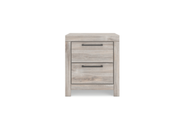 Alternative view of Broachmyn Gray Two-Drawer Nightstand