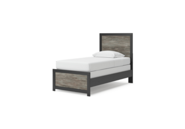 Broachmyn Black/Gray Twin Bed