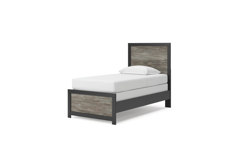 Broachmyn Black/Gray Twin Bed