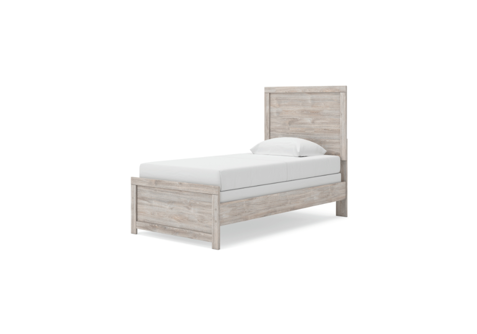 Broachmyn Gray Twin Panel Bed