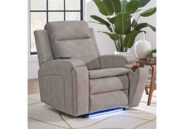 Alternative view of Neil Taupe Power Recliner