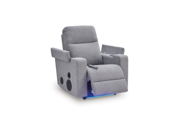 Pineland Pewter Glider Power Recliner - Image 2