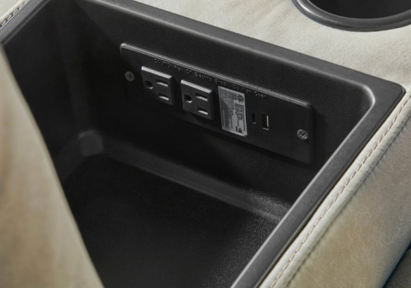 Angiers Light Gray Power Reclining Sectional - Image 5