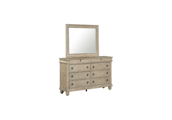 Rustic Traditions Tan Dresser - Image 5