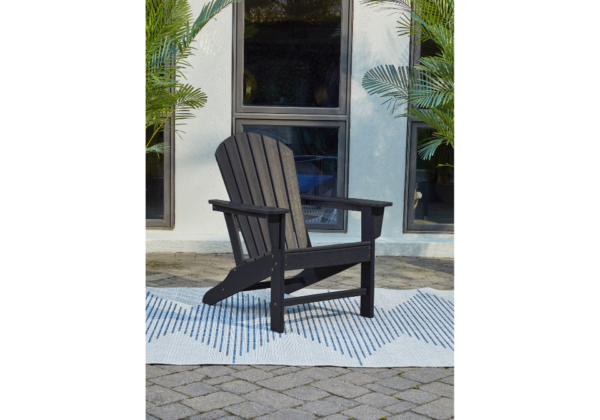 Sundown Treasure Black Adirondack Chair - Image 3
