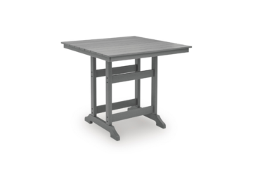 Sanctuary Beach Dark Gray Counter Table with Umbrella Option