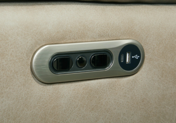 Angiers Light Gray Power Reclining Sectional - Image 4