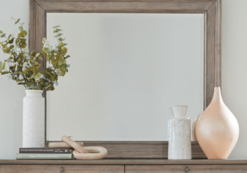 Alternative view of Rustic Traditions Tan Mirror