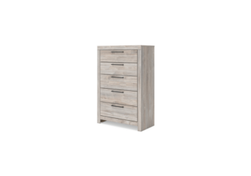 Broachmyn Gray Five-Drawer Chest