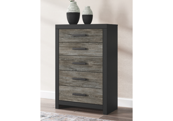 Broachmyn Black/Gray Queen 5-Piece Set - Image 5