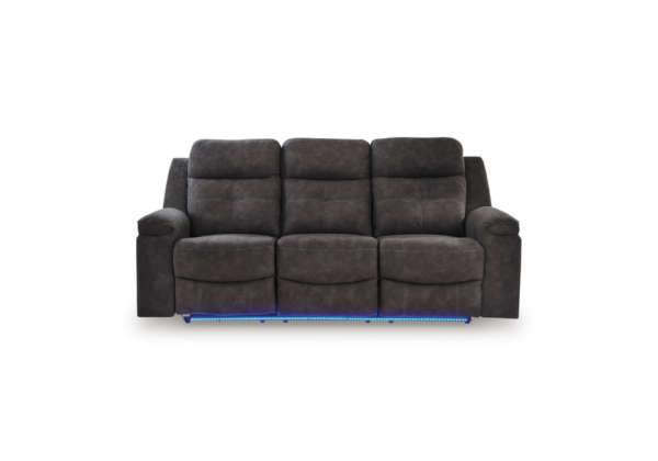 Brysonview Charcoal Reclining Sofa - Image 2