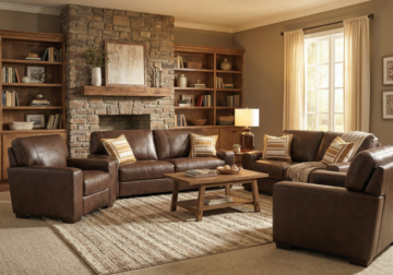 Alternative view of Bari Espresso Loveseat