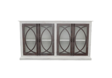 Fish Nero White TV Console