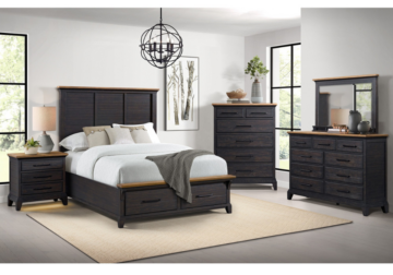 Montrose Espresso Queen 5 Piece Bedroom Set