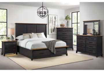 Montrose Espresso King 5 Piece Bedroom Set