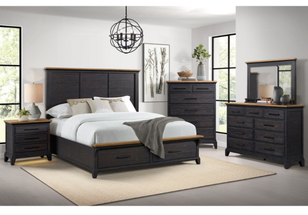 Montrose Espresso King Storage Bed - Image 2