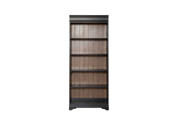 Meritage Aged Charcoal 72 Inch Bookcase - Image 2