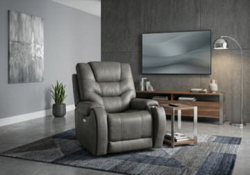 Alternative view of Logan Smoke Power Recliner