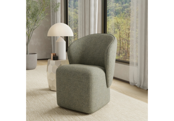 Crossings Eden Dining Table & Six Bongo Sage Chairs - Image 4