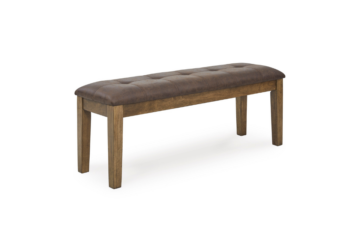 Urbinforte Brown Dining Upholstered Bench