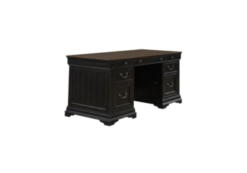 Meritage Aged Charcoal Junior Executive Desk