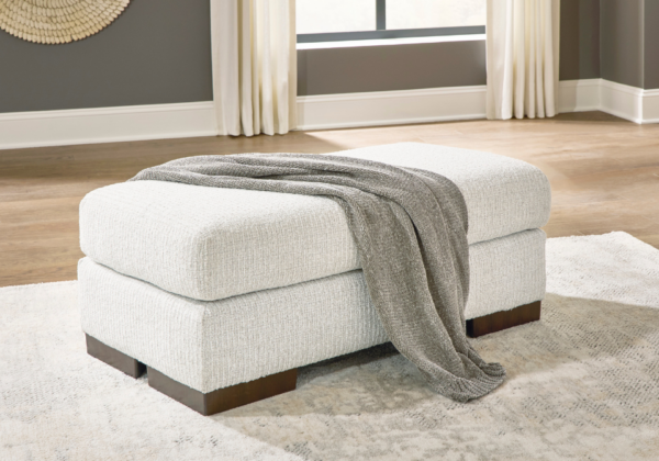 Hartside Frosted Ottoman - Image 4