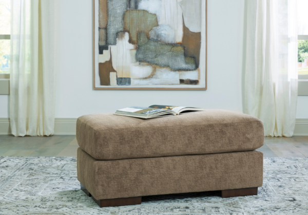 Jayne Park Pecan Ottoman - Image 4