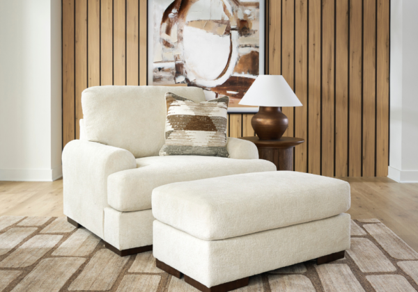 Jayne Park Sand Ottoman - Image 3
