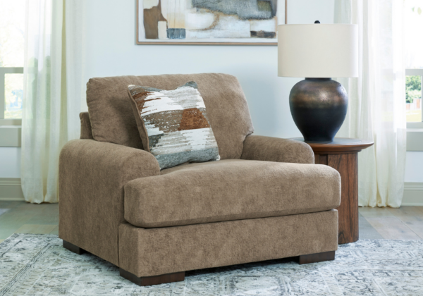 Jayne Park Pecan Chair and a Half - Image 4