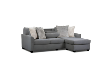 Alternative view of Irving Charcoal Sofa Chaise