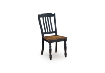 Clorazi Black/Brown Dining Side Chair