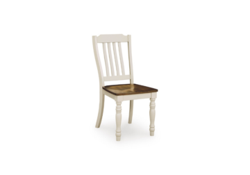 Wirloni White/Brown Dining Chair