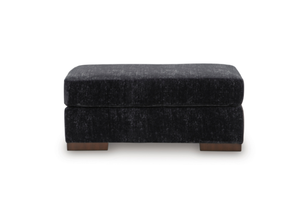 Whitmore Manor Black Pearl Ottoman - Image 2