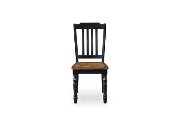 Clorazi Black/Brown Dining Side Chair - Image 2