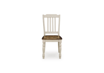 Alternative view of Wirloni White/Brown Dining Chair