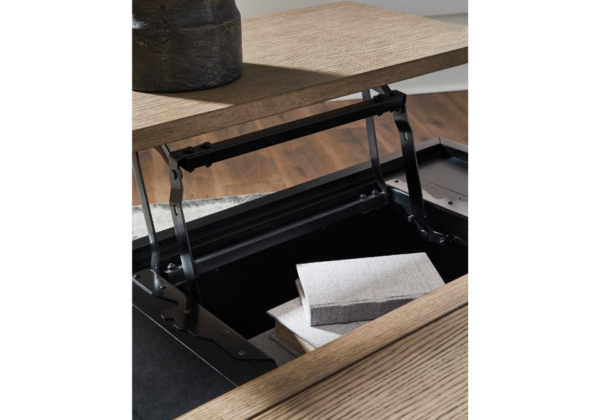Rylandyn Black/Brown Lift-Top Cocktail Table - Image 4