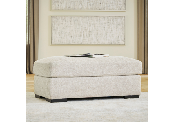 Conlee-Pike Linen Ottoman - Image 3