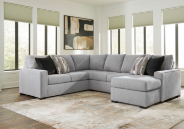 Alternative view of Lakepoint Nickel 2-Piece RAF Chaise Sectional
